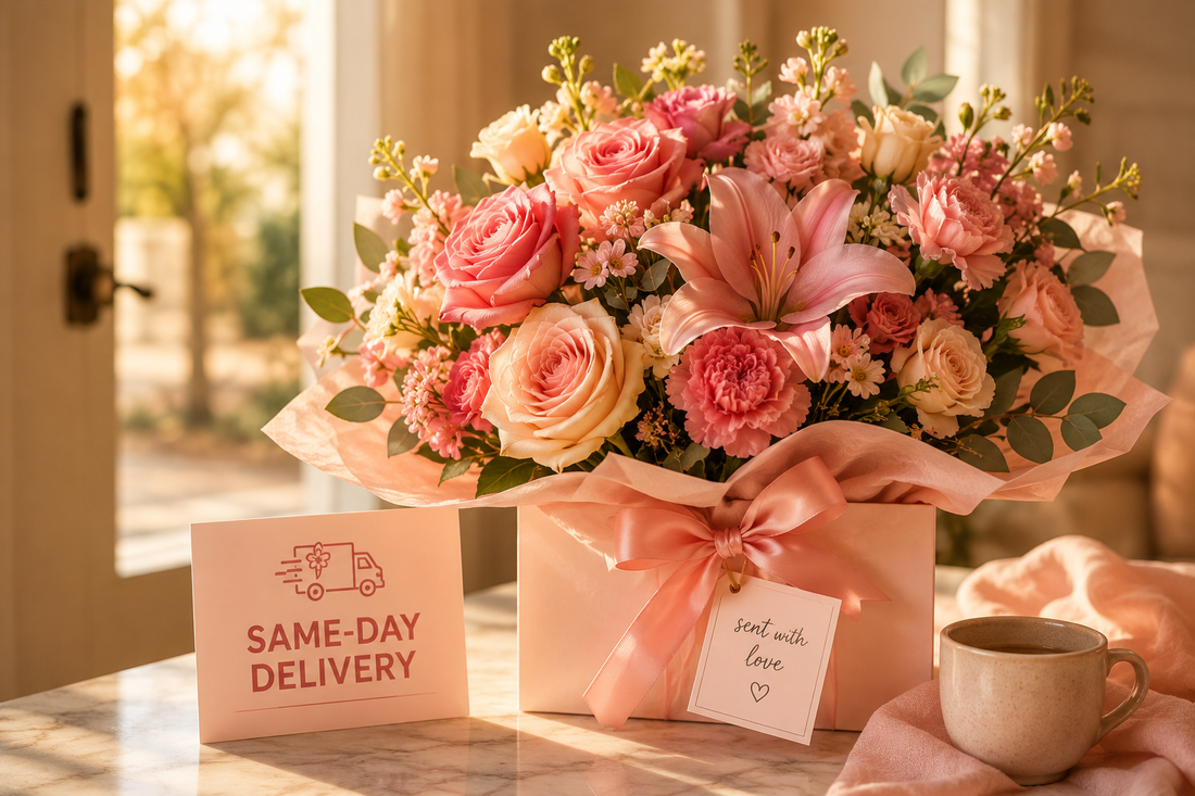 Same-day flowers delivery in the US