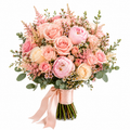 Blush bridal bouquet