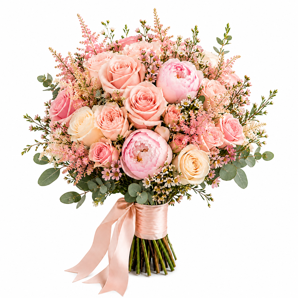 Blush bridal bouquet
